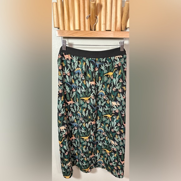 Modcloth Dinosaur Midi Skirt - Picture 4 of 7